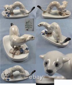 Rare Weasel Marten Figure Porcelaine Figurine Porcelaine Rosenthal Feldtmann 1942
