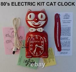 Réaffectation De L'électrique-kit De Red-vintage De La Cat Klock-kat De La Cat Klock-kat Des Moteurs Originaux De Réaffectation De L'électrique