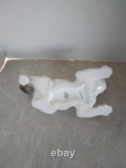 Rosenthal Allemagne T Karner Prone Cat Porcelaine Figurine Chaton Croustillant
