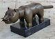 Sculpture En Bronze Par Botero Cat Gato Feline Animaux De Compagnie Art Deco Statue Figure Nr