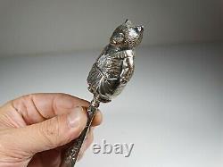 Solid Sterling Silver (. 925) Cat Baby Rattle Figure 30 Gram’s