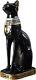 Statue De La Déesse égyptienne Bastet, Chat Noir, 12 Pouces De Hauteur