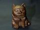 Statue Décorative De Chat En Bronze Massif Vintage, Objets D'art En Fonte, Collectibles