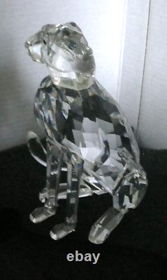 Swarovski Cristal Guépard Chat 1994 Thème Faune Africaine Avec Boîte