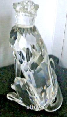 Swarovski Cristal Guépard Chat 1994 Thème Faune Africaine Avec Boîte