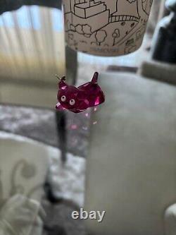 Swarovski Lovlots Maison de Chats Emily Chat Rose Chaton Figurine en Cristal 995045