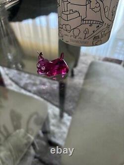 Swarovski Lovlots Maison de Chats Emily Chat Rose Chaton Figurine en Cristal 995045
