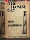 The Siamese Cat Underwood, 1st And Limited Ed, 1928 Cats Art Déco Woodcuts