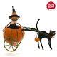 Transport Ride Sorcière Citrouille Chat Noir Halloween Figurine Décor Keepsake Gift Fun