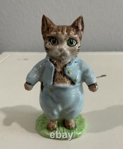 VTG 1948 F Warne Beatrix Potter Tom Chaton Figurine en Porcelaine Beswick WT22