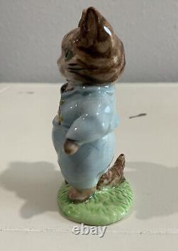 VTG 1948 F Warne Beatrix Potter Tom Chaton Figurine en Porcelaine Beswick WT22