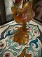 Verre Fenton Or D'automne 6 Abeille Heureuse Chat Heureux Fagca Exclusive Ltd Ed De 26