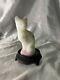 Verre D'art Fenton Chat Stylisé Lotus Mist Birmanie Édition Limitée #1132/4750