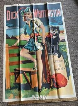 Vieille Affiche Dick Whittington & Sa Cat 40x60