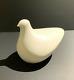 Vieux Guy Simoneau White Ceramic Dove Modernist Sculpture 6x7 Art Deco Bird