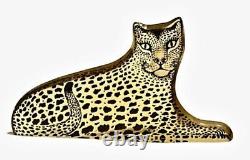 Vintage Abraham Palatnik Chat Jaguar, Léopard Fabriqué Au Brésil 2,5 X 4,5 Ex Cond